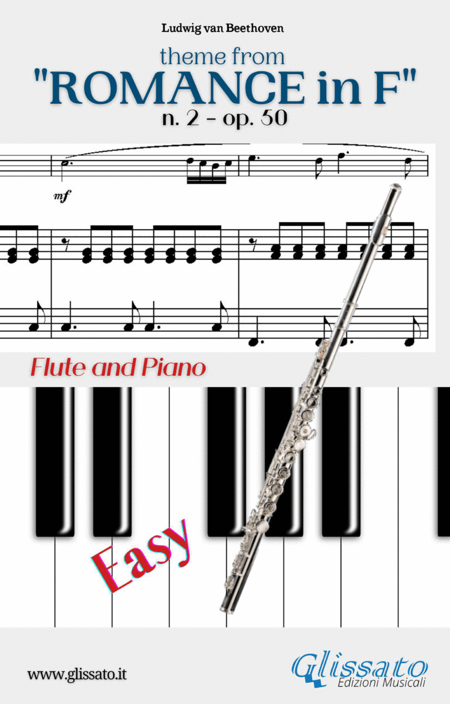 Theme from "Romance in F" easy for Flute and Piano (arr. Francesco Leone)