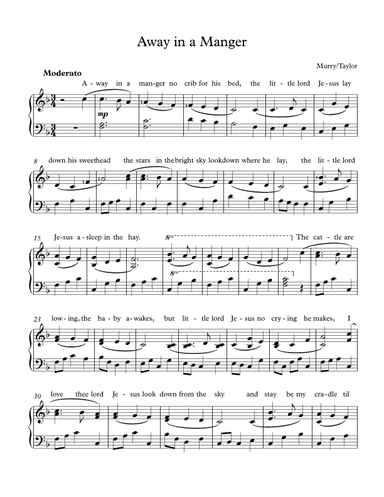 Away in A Manger (arr. Paul Taylor)