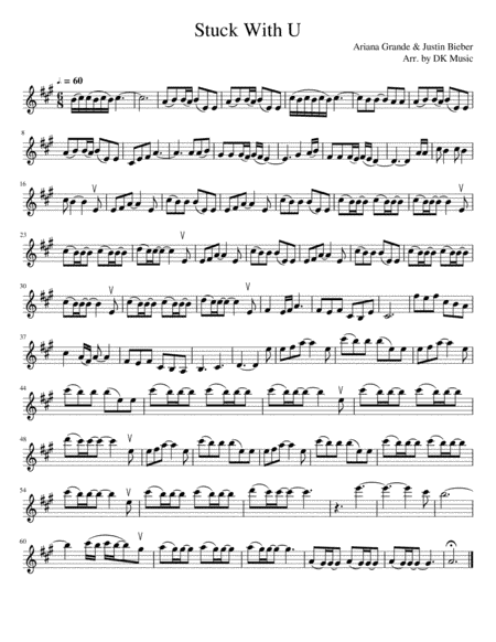 Stuck With U (arr. DK Music)
