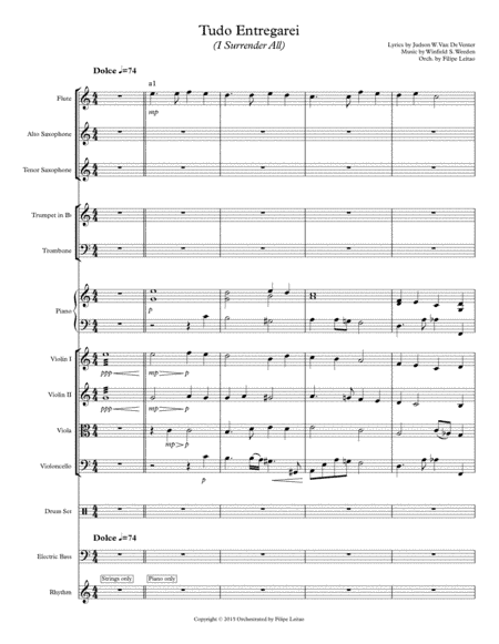 I Surrender All (Tudo Entregarei) (arr. Filipe Leitao)