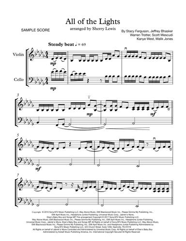 All Of The Lights (arr. Sherry Lewis)