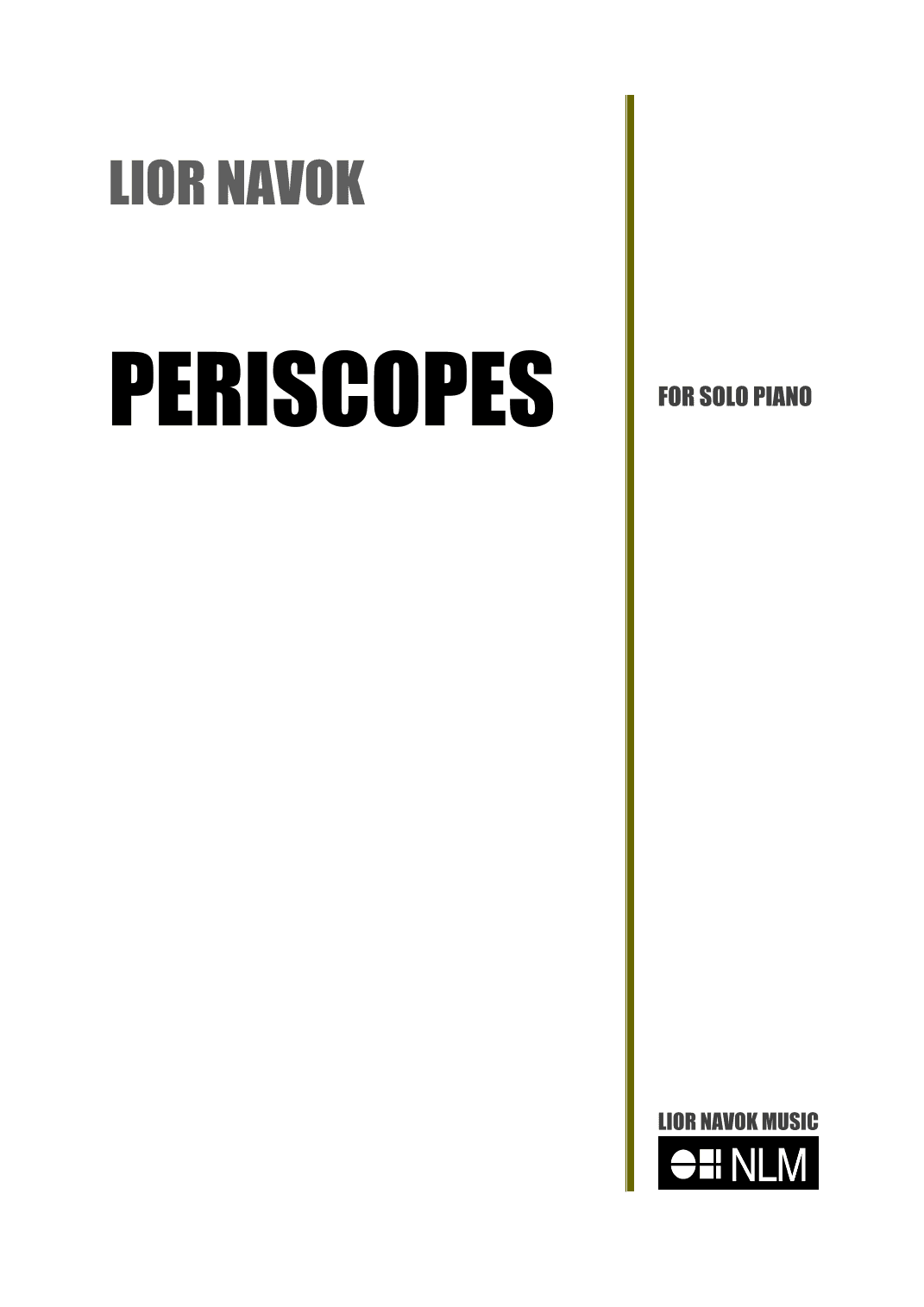 "Periscopes" - For Piano [Full Cycle]