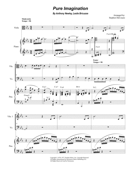 Pure Imagination (arr. Stephen DeCesare)