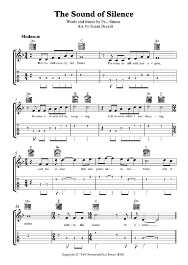 The Sound Of Silence (arr. Suzan Beyazit)