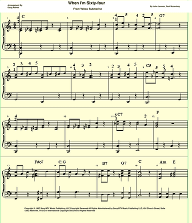 When I'm Sixty-four (arr. Doug Abbott)