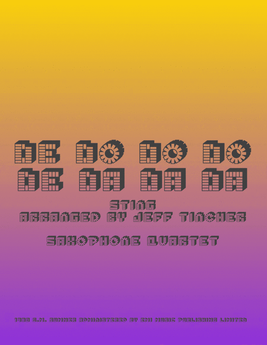 De Do Do Do, De Da Da Da (arr. Jeff Tincher)