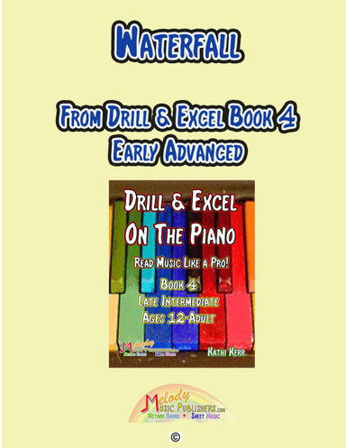 Piano song early advanced - Waterfall