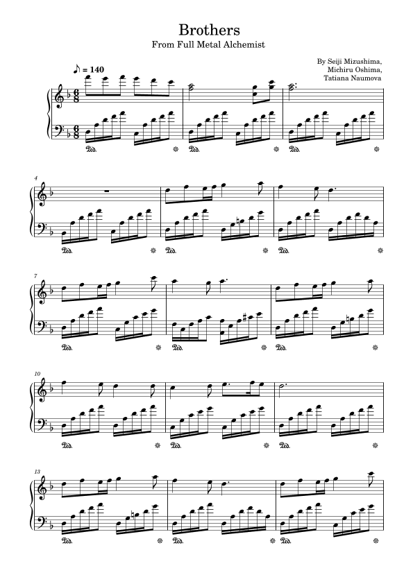 Bratja (brothers) (arr. poon)