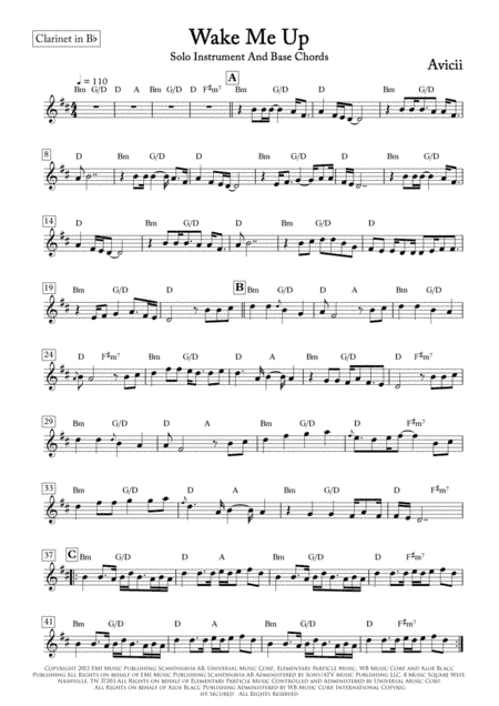 Wake Me Up (arr. ACT Bortolucci)