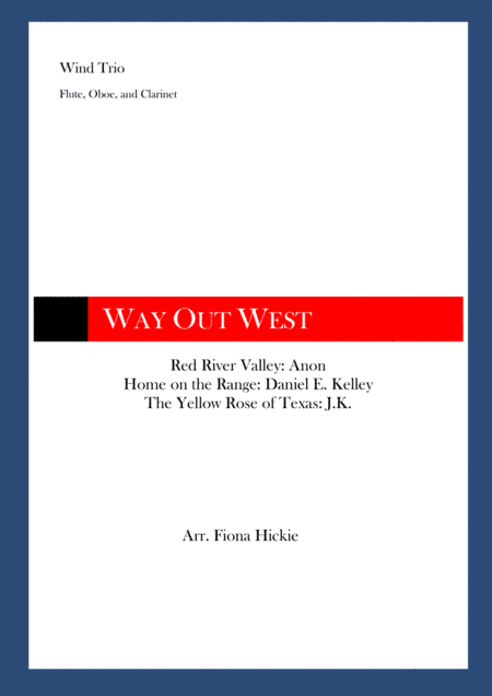 Way Out West (arr. Fiona Hickie)