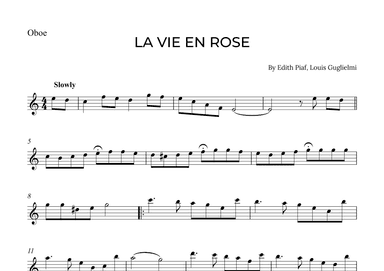 La Vie En Rose (arr. Alex Nunes Rodrigues)