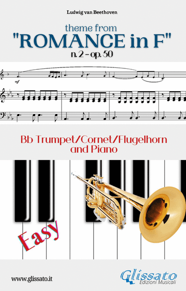 Theme from "Romance in F" easy for Bb Trumpet/Cornet/Trombone/Euphonium t.c. and Piano (arr. Francesco Leone)
