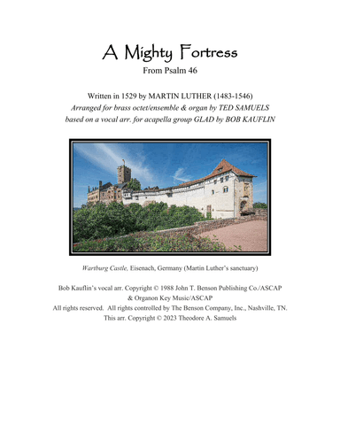 A Mighty Fortress (for brass & organ) (arr. Ted Samuels, Bob Kauflin)