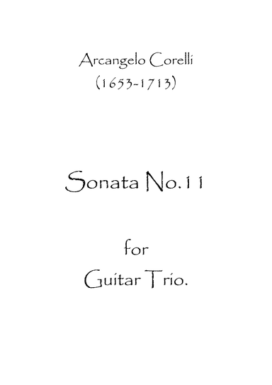 Sonata No.11 (arr. Spence Bundy)