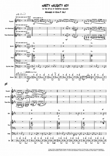 Nasty Naughty Boy (arr. Kevin P. Holt)