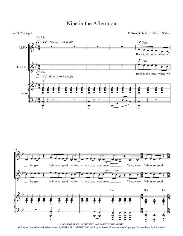 Nine In The Afternoon (arr. Scott Pietrangelo)