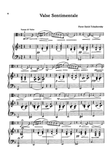 Valse Sentimentale (arr. Unknown)