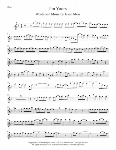 I'm Yours (arr. Kevin Busse)