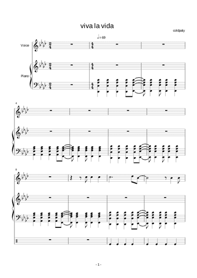 Viva La Vida (arr. Coldplay)
