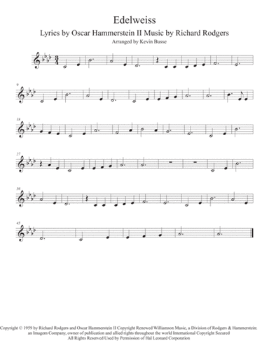 Edelweiss (arr. Kevin Busse)