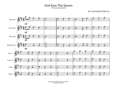 God Save The Queen (arr. Dominic Meccia)