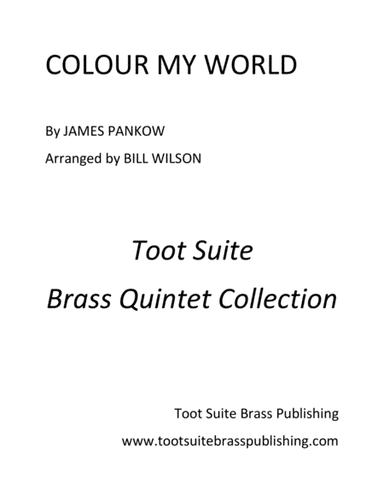 Colour My World (arr. Bill Wilson)