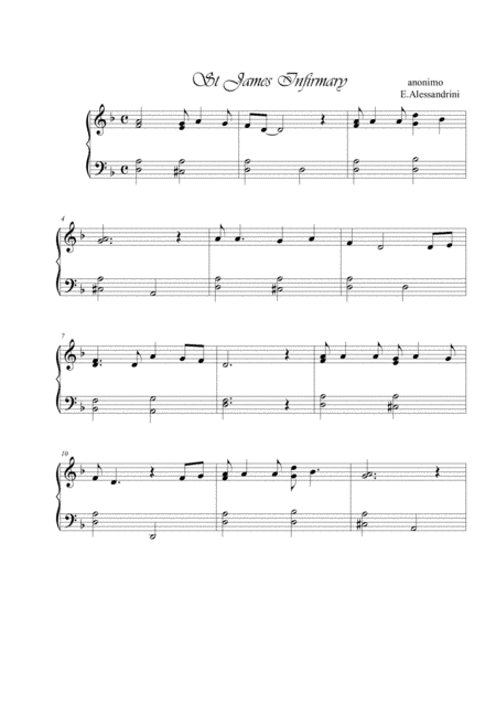 St.James Infirmary (arr. Ester Alessandrini)