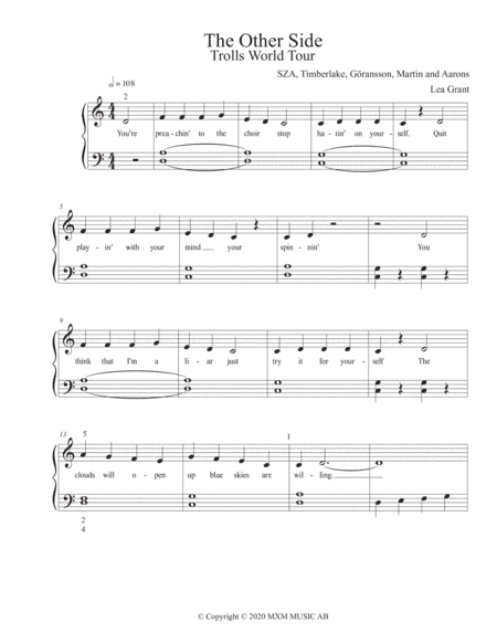 The Other Side (arr. Lea Grant)