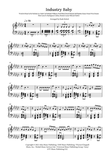 Industry Baby (arr. HarvardTHUD)
