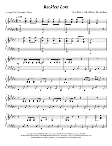 Reckless Love (arr. Christopher Esther)