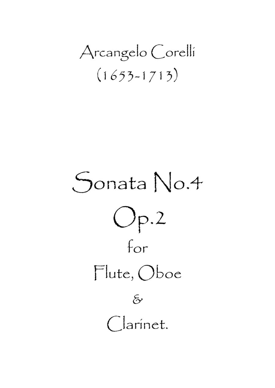 Sonata No.4 Op.2 (arr. Spence Bundy)