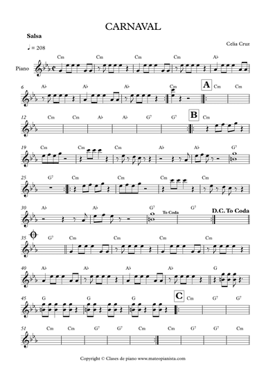 La Vida Es Un Carnaval (arr. Mateo Aguilar)