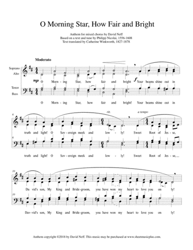 O Morning Star, How Fair and Bright