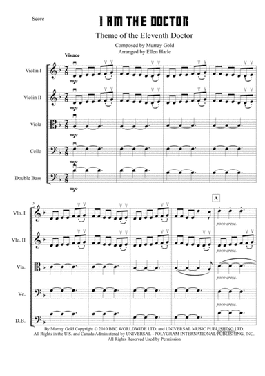 I Am The Doctor (arr. Ellen Harle)