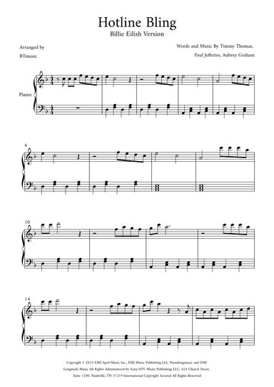 Hotline Bling (arr. BTmusic)