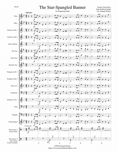The Star-Spangled Banner - for beginning band (arr. Samuel Stokes)