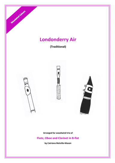 Londonderry Air (flute, oboe, clarinet trio) (arr. Catriona Melville-Mason)