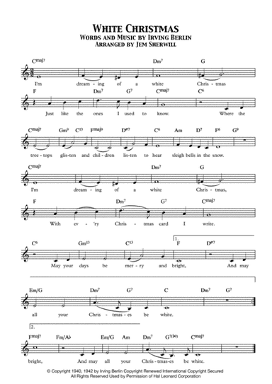 White Christmas (arr. Jem Sherwill)