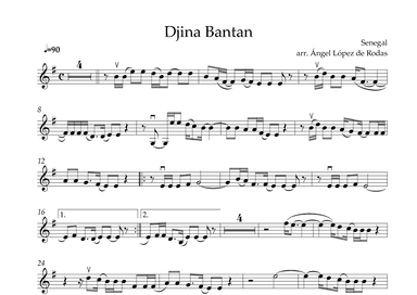Djina Bantan (arr. Ángel López de Rodas)