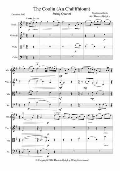 The Coolin (arr. Thomas Quigley)