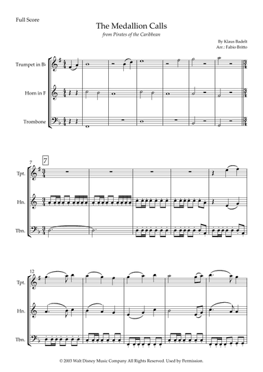 The Medallion Calls (arr. Fabio Britto)