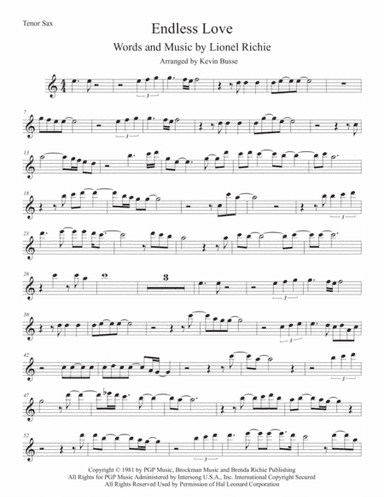 Endless Love (arr. Kevin Busse)