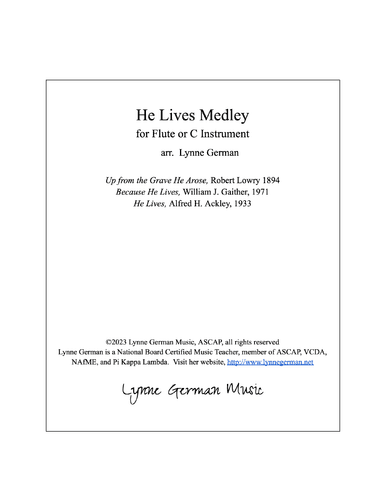 Because He Lives (arr. Lynne German)
