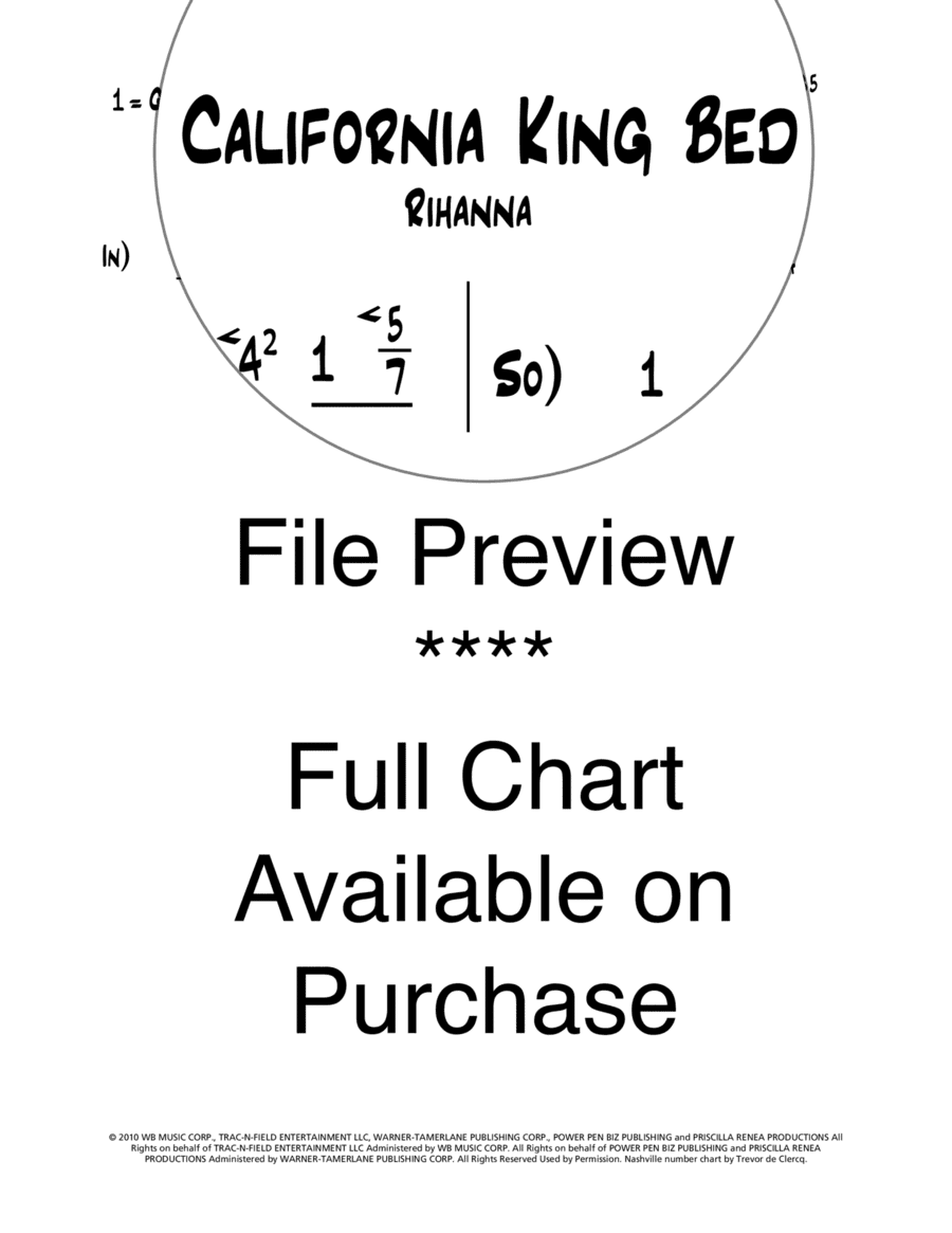California King Bed (arr. Trevor de Clercq)