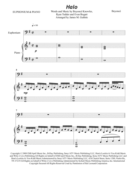 Halo (arr. James M. Guthrie)