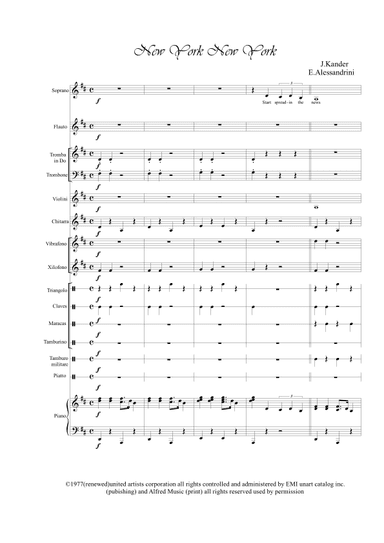 Theme From "new York, New York" (arr. Ester Alessandrini)
