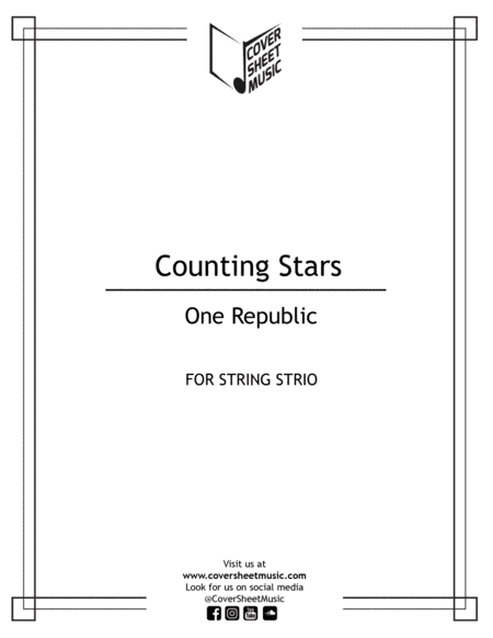 Counting Stars (arr. Jose Quintana)