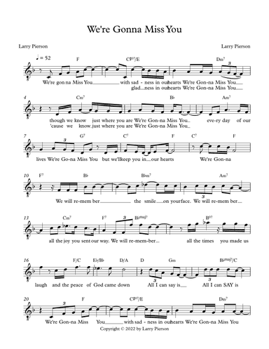 We're Gonna Miss You