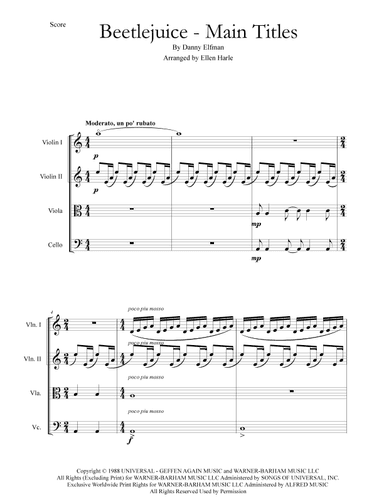 Beetlejuice (main Theme) (arr. Ellen Harle)