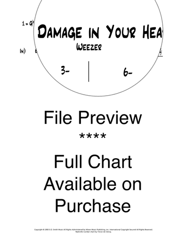 The Damage In Your Heart (arr. Trevor de Clercq)